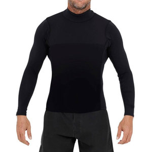 <b>Men</b> Polyester UPF50+ Rash Guard Sleeveless Turtleneck <b>Compression</b> <b>Shirt</b> 120g Black - Product Image 4