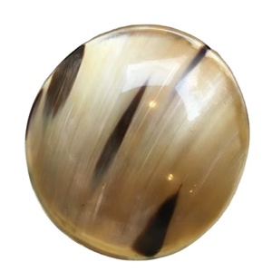 Bol en corne et table design, bol à fruits en corne décoratif, couleur corne naturelle avec un revêtement poli optimal et un style rustique - Product Image 1