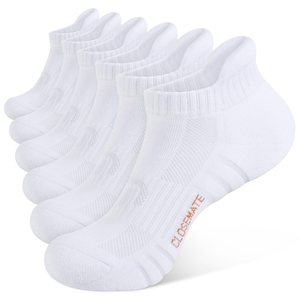 Men's Ankle <b>Socks</b> <b>Black</b> Gray Red Trim Breathable Knitted Sports Cotton Polyester Spandex Summer Athletic <b>Socks</b> - Product Image 3