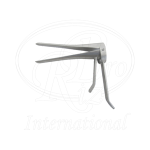 เครื่องมือส่องตรวจช่องคลอดแกะ/แพะ ทำจากสแตนเลส ใช้ซ้ำได้ ขนาด 20 ซม. อุปกรณ์ช่วยคลอดสำหรับสัตว์ - Product Image 1