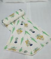 Couverture indienne artisanale vintage réversible Razai Dohar en coton doux, imprimée à la main avec motif floral, couverture AC pour toutes les saisons, usage domestique