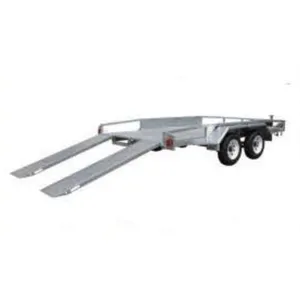 6X4 Heavy Duty Hot Dip Gegalvaniseerde Box Trailer Met Kooi