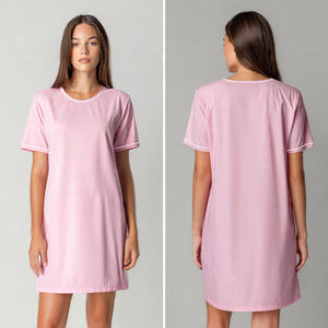 Batas de Paciente de Algodón 100% Tejido, Personalizables, de Primera Calidad, Transpirables y Cómodas para Hospitales - Product Image 6