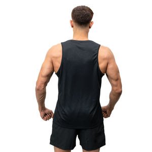 Camisetas sin mangas Caprio para hombre, 100% algodón, transpirables, de secado rápido, cuello redondo, personalizables, OEM, ODM, marca privada, chaleco informal para gimnasio - Product Image 3