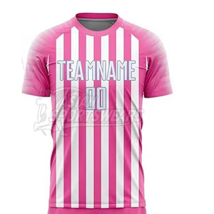 Uniforme de football respirant de haute qualité fabriqué en usine avec impression personnalisée du numéro, du nom et du logo disponible en différentes couleurs et tailles - Product Image 4