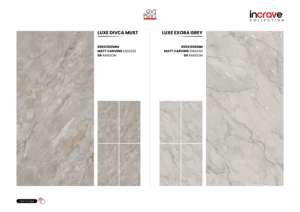 Carrelage en porcelaine moderne à effet mat sculpté 60X120CM 600X1200MM 24X48 Grand format Designer pour sols et murs Intérieur Extérieur Résidentiel - Product Image 4