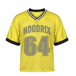 Camiseta de Lacrosse Personalizada por Sublimación Hoodrix, Malla Transpirable Reversible, Cuello en V, Manga Corta, para Hombre Adulto, Secado Rápido - Product Image 1