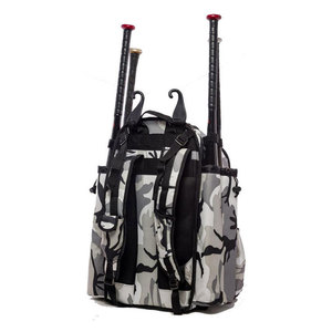 Sac à dos de baseball camouflage personnalisé unisexe pour jeunes, sac de rangement pour équipement sportif, imperméable, durable, avec fermeture éclair, pour la randonnée et les voyages - Product Image 2
