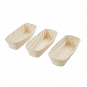 Cesta de fermentación para masa madre con forro, cesta profesional de ratán para panadería casera y panaderos artesanales - Product Image 5