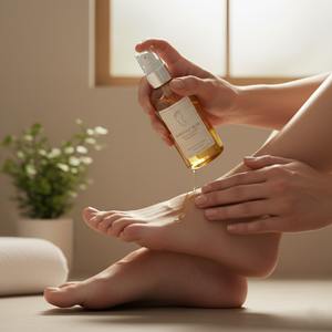 Líquido Reparador de Pies Orgánico Rishan Global con Extractos Herbales para Piel Seca y Talones Agrietados, Tratamiento Natural Hidratante y Perfumado para Mujeres - Product Image 3