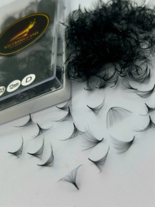 Pestañas Postizas Individuales Hechas a Mano, de Visón Sintético, Naturales, Suaves y Voluminosas, Color Negro Oscuro, Longitud de 7-25 mm, Curvatura C/CC/D/DD/M/L - Product Image 2