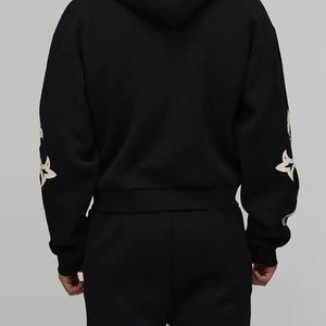 Conjunto Deportivo para Hombre, Sudadera con Capucha y Pantalones con Estampado Puff, Pantalones Deportivos Ajustados - Product Image 3
