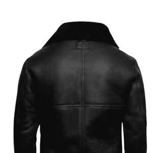 Chaqueta de Cuero con Forro de Piel para Hombre, Marca de Alta Gama, Otoño Invierno, Nueva, Gruesa, Cálida, con Cuello de Piel Desmontable, Estilo Casual de Negocios - Product Image 5