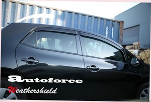 แผ่นบังแดดหน้าต่างรถยนต์ Toyota Auris Hatchback รุ่นปี 2007-2012 วัสดุ PC ป้องกันสภาพอากาศ สไตล์สปอร์ต - Product Image 3