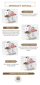 Scène de deux oiseaux, des fils délicats créent un accent de table paisible et charmant. - Product Image 2