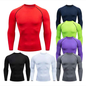 <b>Spring</b> Fitness <b>Compression</b> T-Shirt Gym Workout Best New High Quality Tops Running Jogging Wear Men Regular Sleeve Breathable - Product Image 4