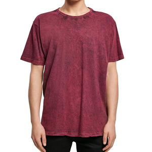 Venta Directa de Camisetas Personalizadas con Lavado Ácido para Hombre, Camisetas Extra Grandes con Lavado Ácido, 100% Algodón, Camisetas de Verano con Lavado Ácido para Hombre - Product Image 1