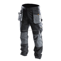 Pantalon de peintre en sergé de polyester épais pour homme, avec plusieurs poches utilitaires, longueur personnalisable et service OEM – Offre Spéciale