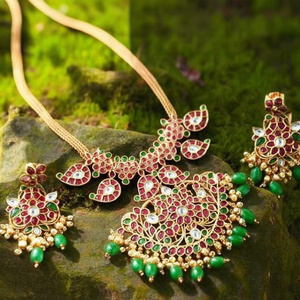 Kemp Green Bead Fashion Jewelry Set - Product Image 3