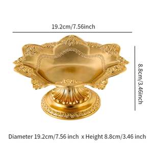 Plateau à fruits en forme de lotus, plateau décoratif multifonctionnel pour table basse, table de chevet, salle à manger - Product Image 6