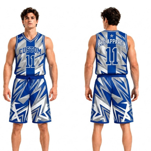 Maillots de basket-ball pour hommes, design classique varsity à rayures bleu marine, respirants, résistants aux déchirures, uniformes de sublimation - Product Image 4