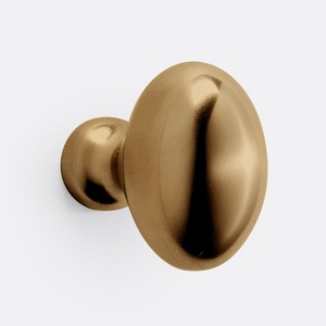 Excellent Solid <b>Brass</b> Cabinet <b>Knob</b> <b>Brass</b> Color Modern Style Durable Eco-Friendly Shape Furniture Home Wardrobe Drawer Door <b>Knobs</b> - Product Image 4