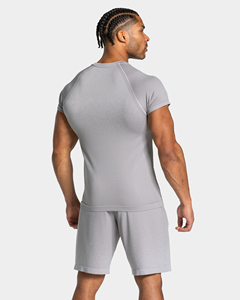 Camiseta de Algodón de Lujo para Hombre, Estilo Deportivo, Cuello Redondo, Corte Holgado, Pique - Product Image 3