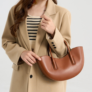 Bolso de Hombro de Piel Sintética con Textura Lichee, Diseño Minimalista, Parte Superior Abierta, Correa Única de 50-65 cm de Largo, para Uso Diario en Todas las Estaciones, Poliéster - Product Image 6