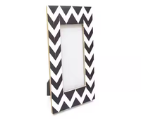 Cadre photo en os avec incrustation d'os personnalisable, taille réglable, pour table