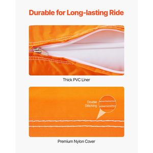 Tubo Gonfiabile Trainabile per 1-2 Persone, Capacità 340 libbre, Tubi in PVC per Barche, Durevoli e Leggeri - Product Image 3