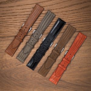Bracelet de montre en cuir de lézard de qualité supérieure, texture classique à motifs fins, pour montres de luxe, exécution d'œuvre maîtresse, le meilleur - Product Image 6