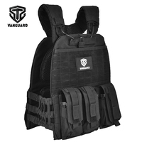 Gilet tactique unisexe OEM en polyester, personnalisable, professionnel, réglable, multi-poches, résistant à l'eau, amphibie, pour l'extérieur