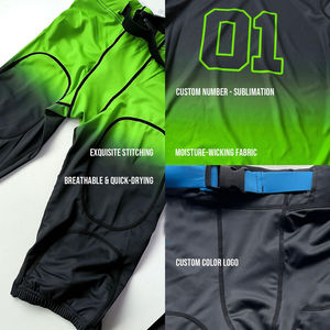 Uniformes de Fútbol Americano Sublimados con Estilo Personalizado OEM, Totalmente Personalizables, Diseños Personalizados, Transpirables, de Secado Rápido, 100% Poliéster - Product Image 4