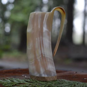 Jarra de Cerveza Vikinga Tradicional para Regalos, Jarra de Cerveza Medieval Auténtica de Primera Calidad para Bares, Pubs y Coleccionistas - Product Image 1