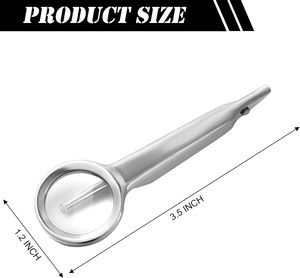 แหนบดูดเศษวัสดุ Weewooday พร้อมแว่นขยายแบบมือถือ คีมขยายภาพแบบพกพา สำหรับซ่อมแซม แว่นขยายสำหรับงานวิทยาศาสตร์ - Product Image 2