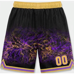 Shorts de basketball personnalisés en sublimation pour hommes, vente en gros, shorts de sport vierges en maille pour hommes, personnalisables - Product Image 4