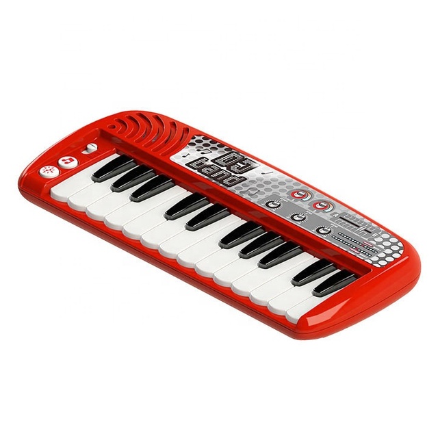 24 Key Educational Battery Operated ABS Plastic Mini Electronic Piano Keyboard for Kids Ages 2+ EN71 Certified
