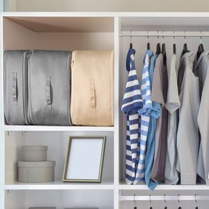 Bolsa de Almacenamiento Plegable Grande con Autocompresión para Ropa, Edredones, Almohadas, Ropa de Cama, Mantas, Organizador de Armario, Almacenamiento de Edredones - Product Image 4