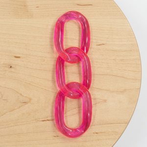 Wholesale Custom Pink Resin Chain Sculpture Artistic Decorative Home Halloween Festive Theme Casting Technique Animal Shape - Product Image 3