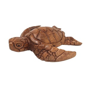 รูปปั้นเต่าไม้มะม่วงทำมือขายส่ง |   งานแกะสลักฝีมือช่าง |   โมราบาดาบัด - Product Image 1