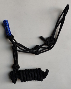Cabestro de cuerda para caballo con correas de tracción a juego, cabestros de algodón trenzado, cuerda trenzada ecuestre - Product Image 1