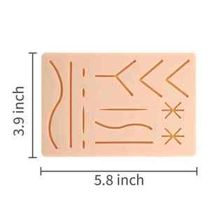 Coussin de suture à 3 couches pour étudiants en médecine vétérinaire, kit d'entraînement à la suture durable pré-découpé, modèle JS-SPK-001, Classe I Java Surgical - Product Image 4