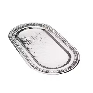 Plateau de service en acier inoxydable, pièce unique, avec un design et des matériaux de qualité supérieure à un prix très avantageux, plateaux de service - Product Image 4