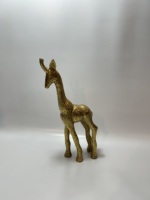 Figurine de cheval moderne en aluminium argenté, statue de chevalier minimaliste, sculpture animale en métal poli, décoration de bureau, maison, salon