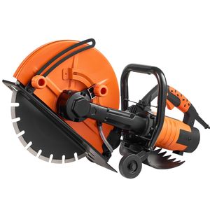 Sierra Circular Eléctrica para Concreto de 16 Pulgadas, Motor de 3200 W con 5 Profundidades de Corte Ajustables, Disco de Corte Húmedo Incluido - Product Image 2