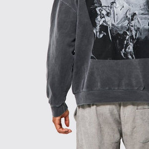 Custom OEM 100% Cotton Winter Pullover Men's Hoodies with Digital Printing and Fleece Fabric With <b>Cheap</b> Price - Product Image 4