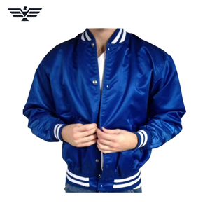 <b>Men's</b> Black <b>Waterproof</b> PU Leather Varsity Jacket O-Neck Collar Covered Button Embroidered Sporty Streetwear <b>Winter</b> <b>Coat</b> - Product Image 5