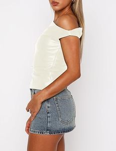Women <b>Leather</b> Tank <b>Top</b> Bulk Manufacturer Custom Logo Sleeveless Fashion Apparel - Product Image 3