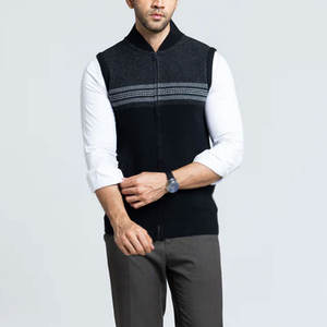 Prix de gros – Pulls tricotés zippés pour hommes, élégants et adaptés aux activités de plein air en hiver - Product Image 6