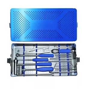 Kit d'onglets intramédullaires orthopédiques élastiques en acier pour fractures osseuses chez le cheval – Instrument vétérinaire professionnel - Product Image 5